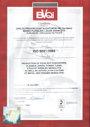 ISO certyficate (EN)