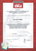 Zertifikat ISO (PL)