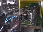 Machine for production of thin-walled pipes